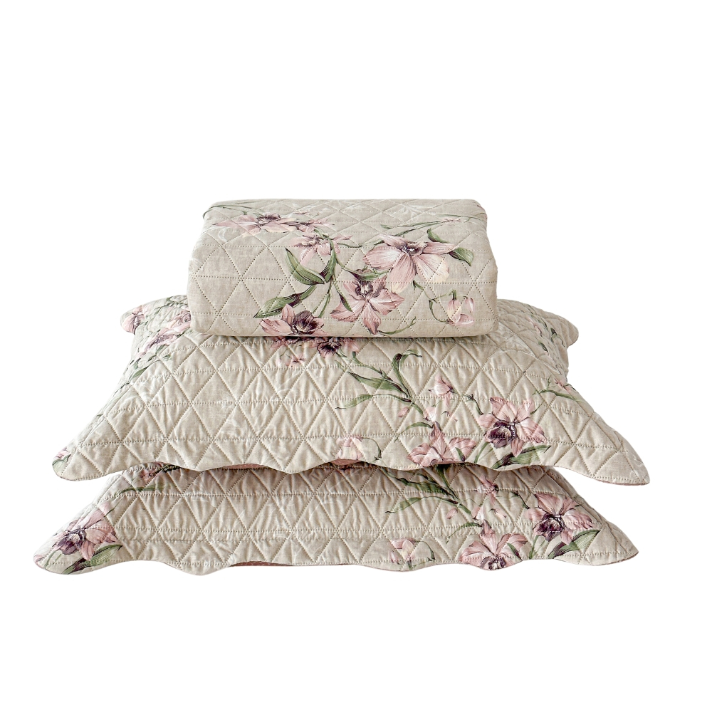 Kit Cobre Leito Colcha Solteiro 2Pç Dp Face 150 Fios Itália em Oferta na Shopee