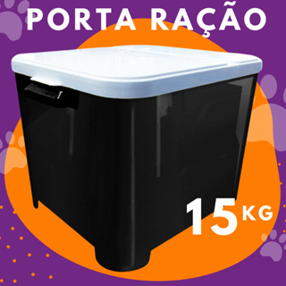 Porta Ração de 15kg Para cachorro e Gatos Pet Ultra Resistente Qualidade em Oferta na Shopee