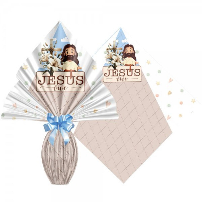Páscoa Pratic Cristã 25und em Oferta na Shopee