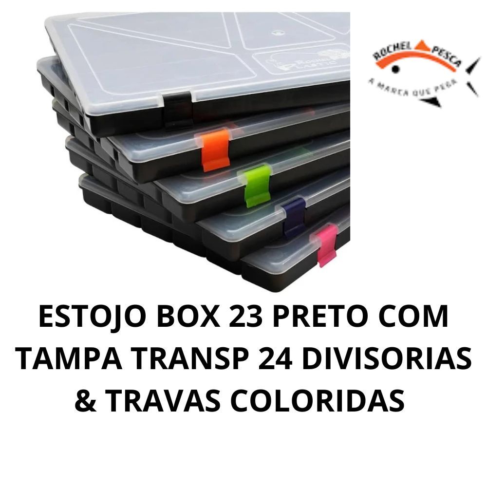 Estojo Box Preto Colorido: Onde Comprar | BuscaProdutos