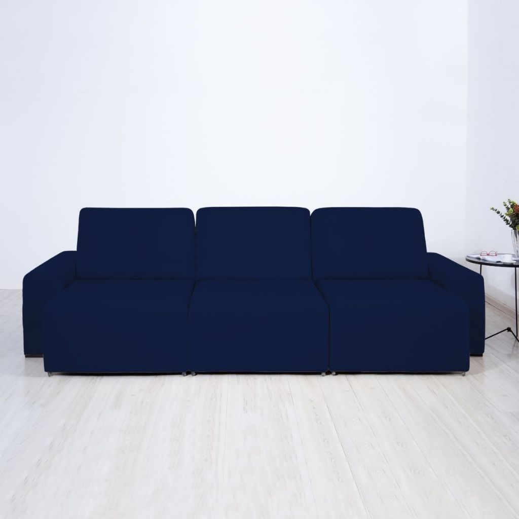 Capa Protetora Para Sofá Retrátil Reclinável 3 Módulos de Malha Gel Premium reforçada IBITEX em Oferta na Shopee