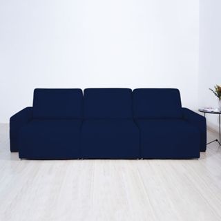 Capa Protetora Para Sofá Retrátil Reclinável 3 Módulos de Malha Gel Premium reforçada IBITEX em Oferta na Shopee