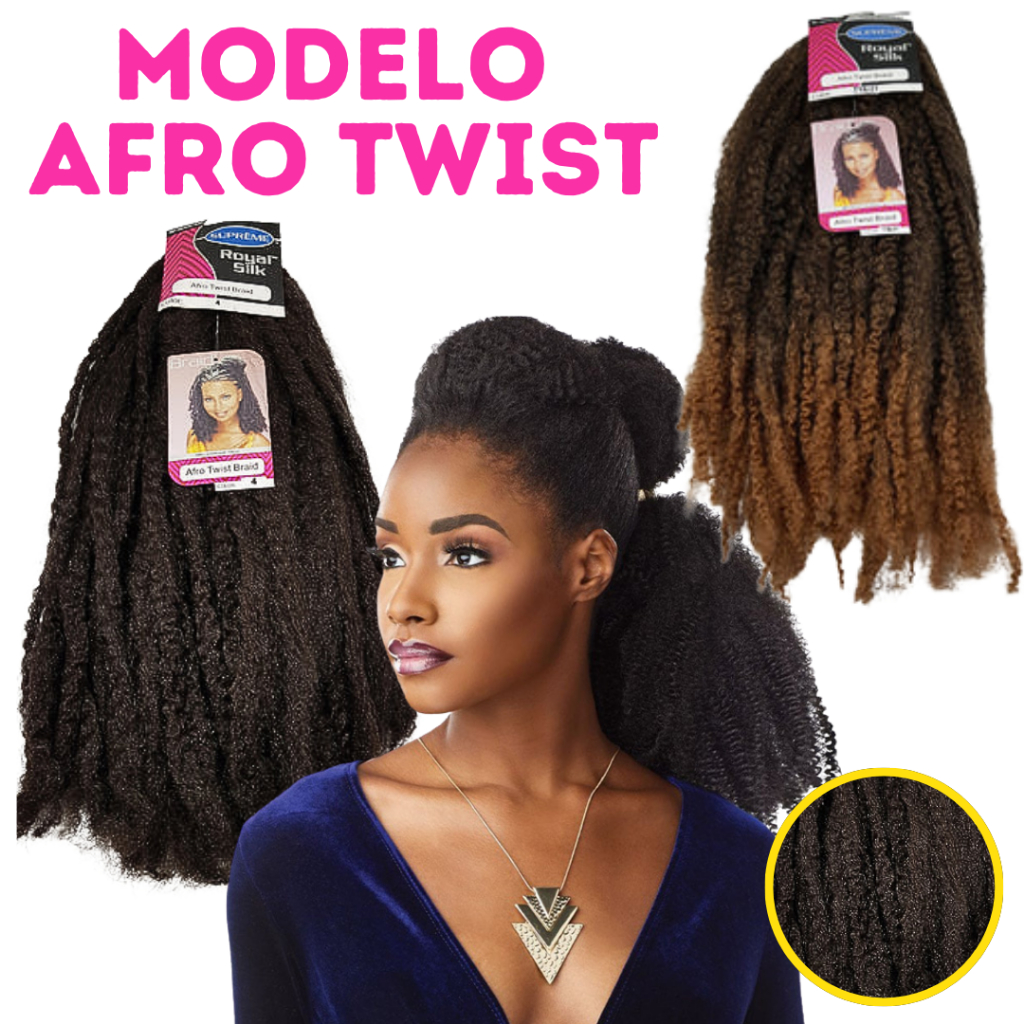 Cabelo Afro Twist Cherey Sintético 100g Pronta Entrega