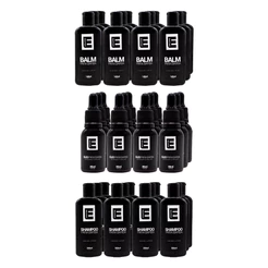 6 Balm para Barba + 6 Shampoo para Barba + 6 Óleo para Barba - Kit Barba para Revenda