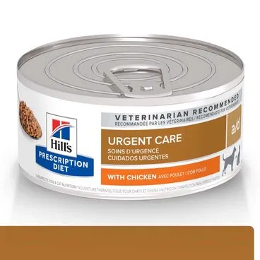 Ração Úmida Hill's Prescription Diet A/D Cães e Gatos em Condições Críticas 156 g