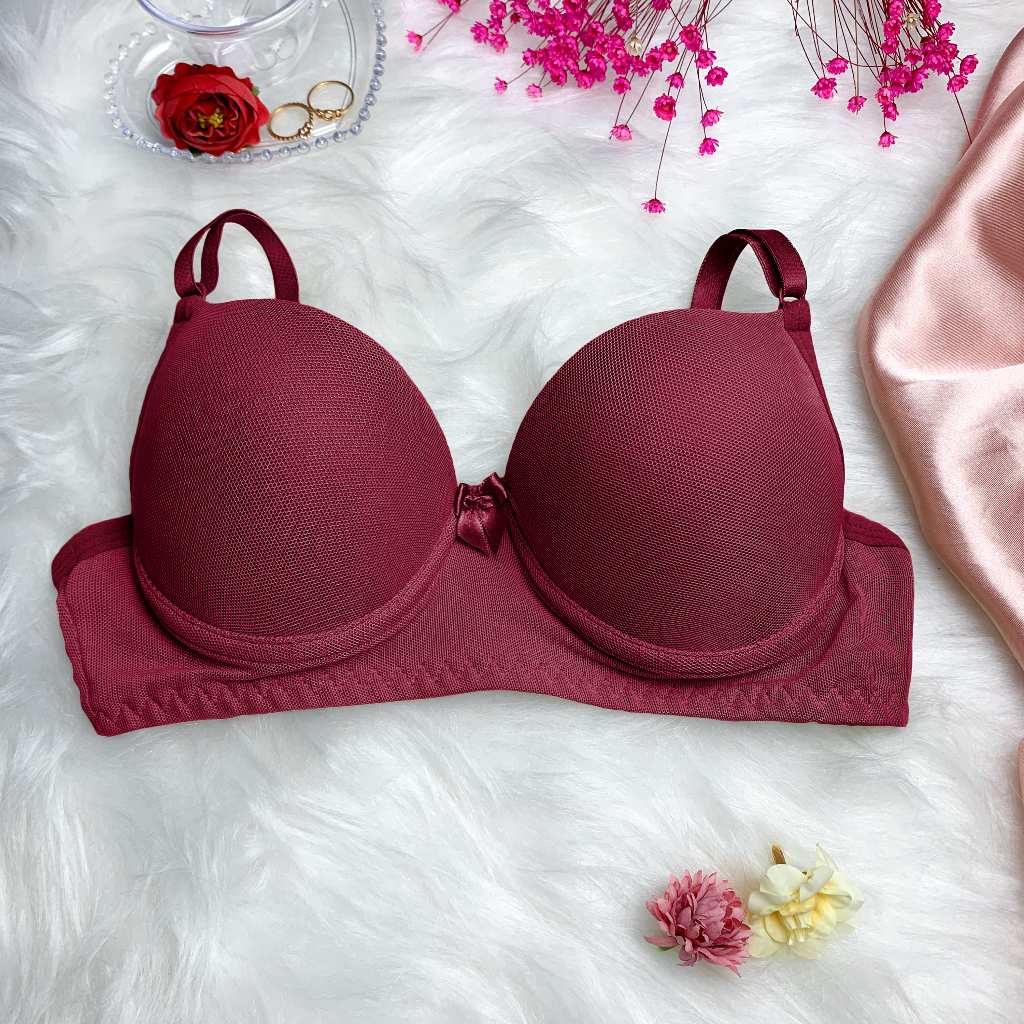 Sutiã Básico Solteirinho Liso em Tule - Cores Variadas