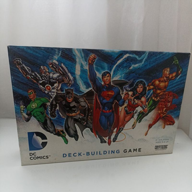 DC Deck-building - Jogo de Cartas e tabuleiro - Cryptozoic ENG DC RARO Cardgame boardgame baralho Liga da Justiça Batman