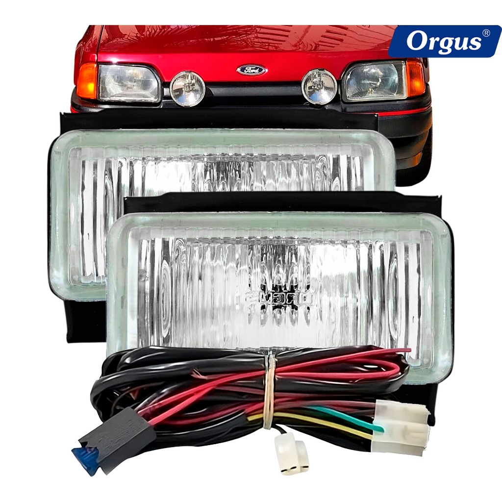 Farol Milha Escort Verona 87 88 89 90 91 92 93 Apollo Lente De Vidro Orgus com Chicote
