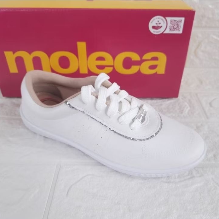 Tênis Femenino Branco Casual Moleca Confortável Barato