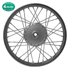 Roda Dianteira Ybr 125 2000 á 2008 Factor Alinhada Raio 4mm Tambor