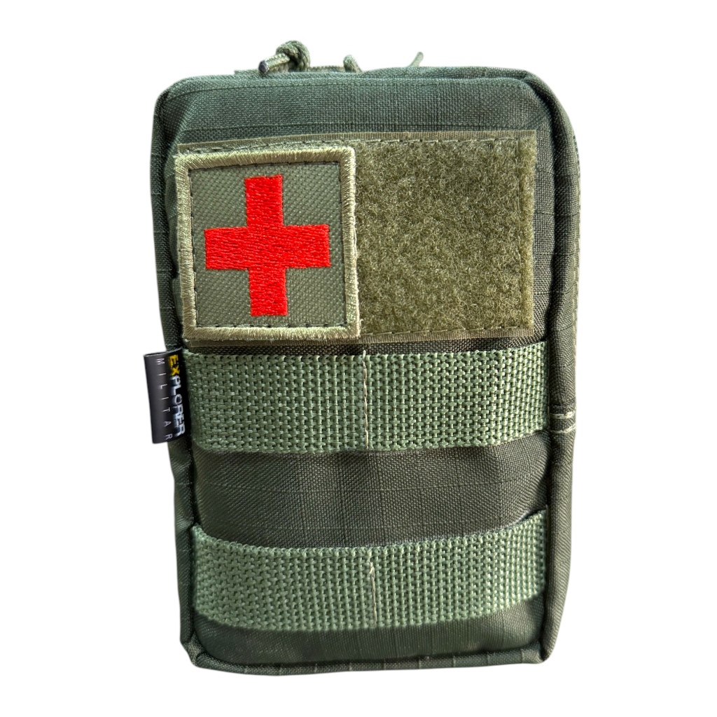 Bolso molle (sistema modular) porta treco, bolso militar tático verde