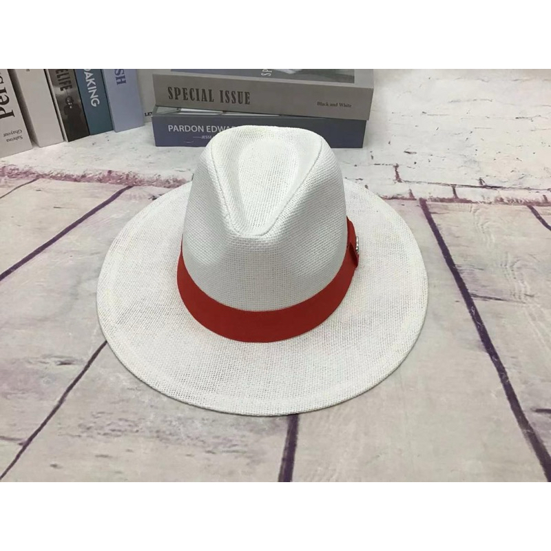 Chapéu Panamá Branco Zé Pilintra Umbanda - Aba Média Unissex Casual e Sofisticado / Várias Cores