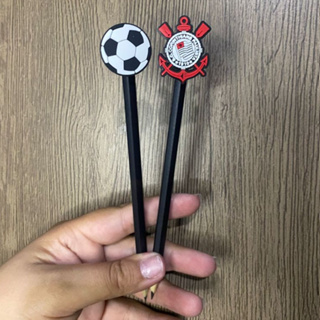 Kit Volta As Aulas De  2 Lápis Faber Castell com ponteira Times - Corinthians em Oferta na Shopee