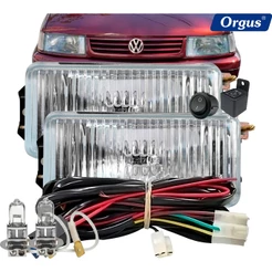 Farol Milha Santana 91 92 93 94 95 96 97 Lente De Vidro Orgus Completa com Lâmpadas Halógenas