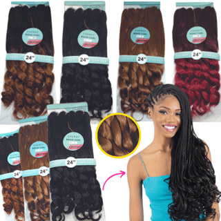 Cabelo Cherey Sintético Boho Curl 60cm 400g Diversas Cores em Oferta na Shopee