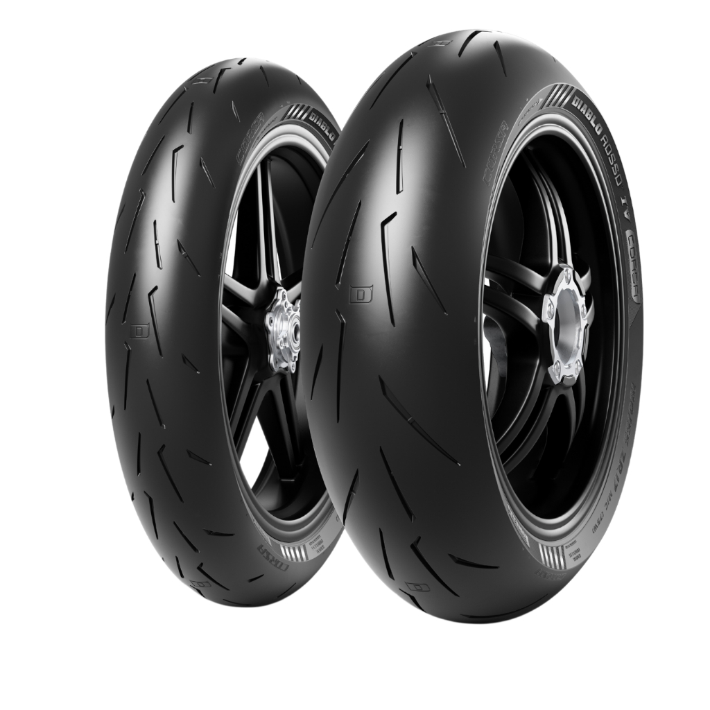 Par Pneu 120/70r17 + 180/55r17 Diablo Rosso Corsa 4 Pirelli em Oferta na Shopee