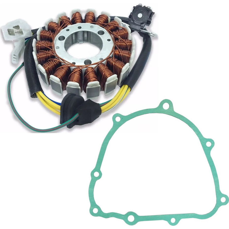 Kit Estator + Junta Cbx 250 Twister Kit Com Gerador E Junta