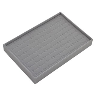Bandeja Organizadora Media para anel Alianças Joias 72 lugares Veludo em Oferta na Shopee