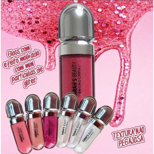 Brilho Labial SBrilho Labial Sarah's Beauty Blogueiras Maquiagem Feminina, Mulheres Elegantes