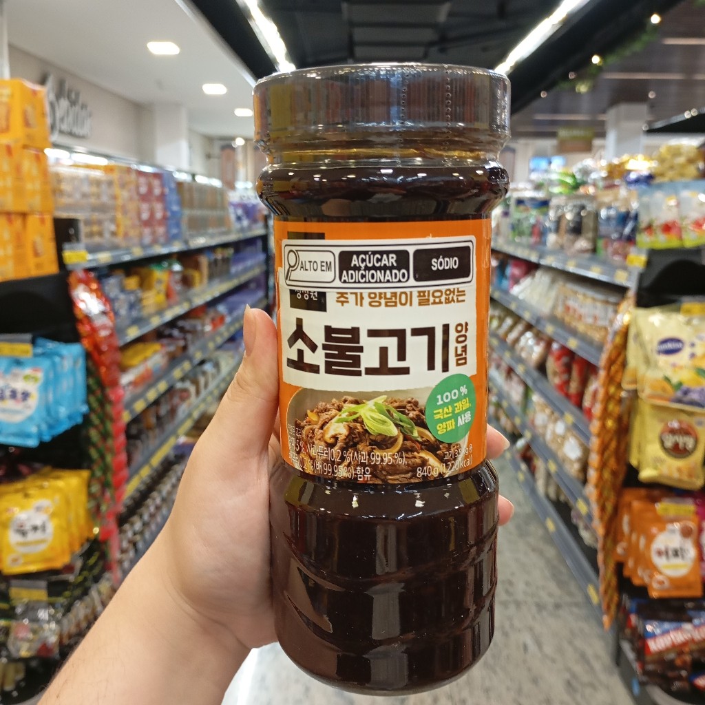 Molho Pronto Para Temperar Bulgogi / Bulgogui (Carne Bovina) 840g em Oferta na Shopee