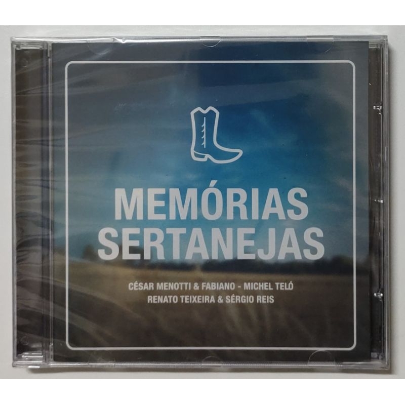 CD - MEMÓRIAS SERTANEJAS - ( CÉSAR MENOTTI & FABIANO, MICHEL TELÓ, RENATO TEIXEIRA & SÉRGIO REIS )