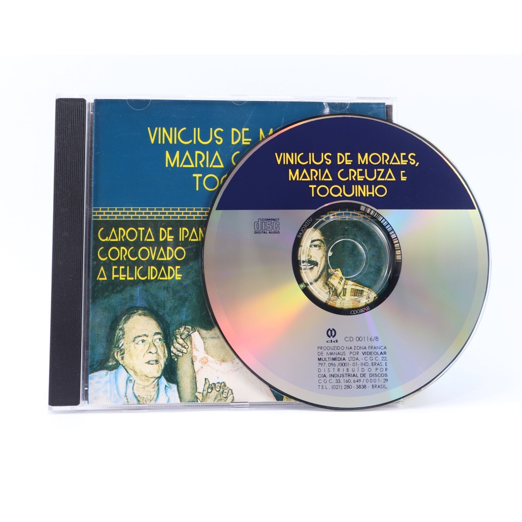 CD Vinicius de Moraes, Maria Crueza e Toquinho - Garota de ipanema, Corcovado a Felicidade