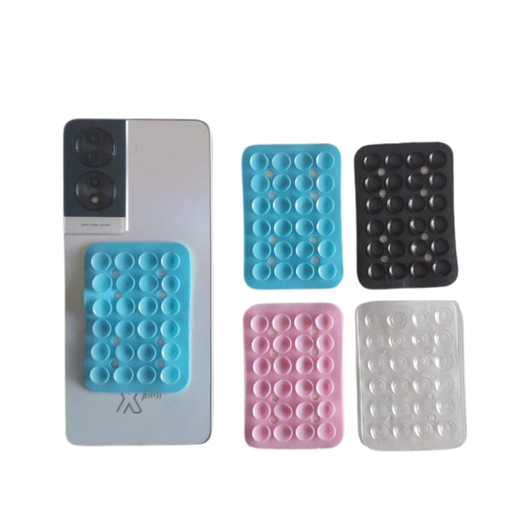 Capinha Ventosa Celular Suporte Em Silicone Varias Cores