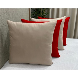Kit Com 4 Capas de Almofada Tecido Micropercal Liso 45 cm x 45 cm Para Sala Sofá Moderna Toque Macio em Oferta na Shopee