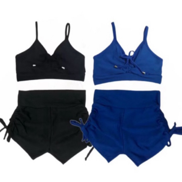 Kit 2 Conjunto Feminino Fitness Short e Top Suplex Academia