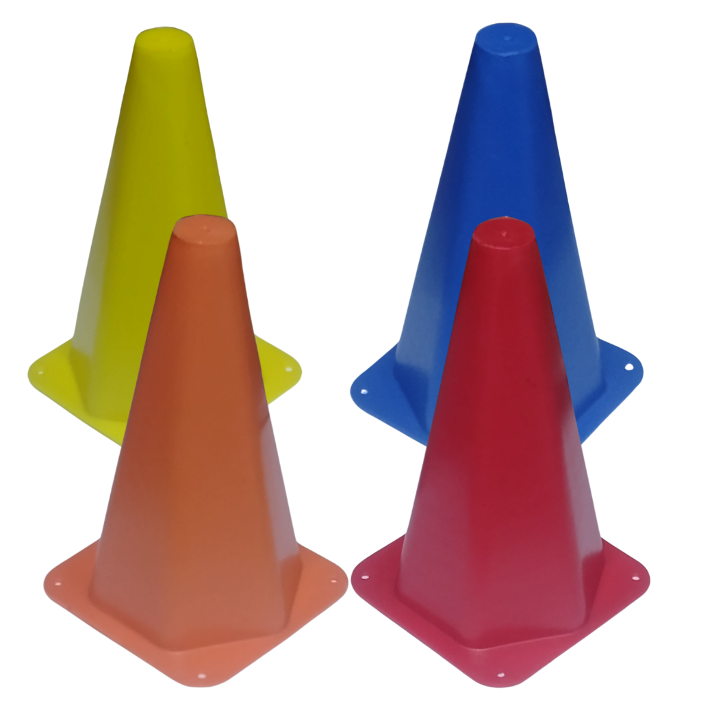 Cone agilidade Treinamento Funcional PVC Maxmuvem 19cm Futebol - Corrida ( Unidade )