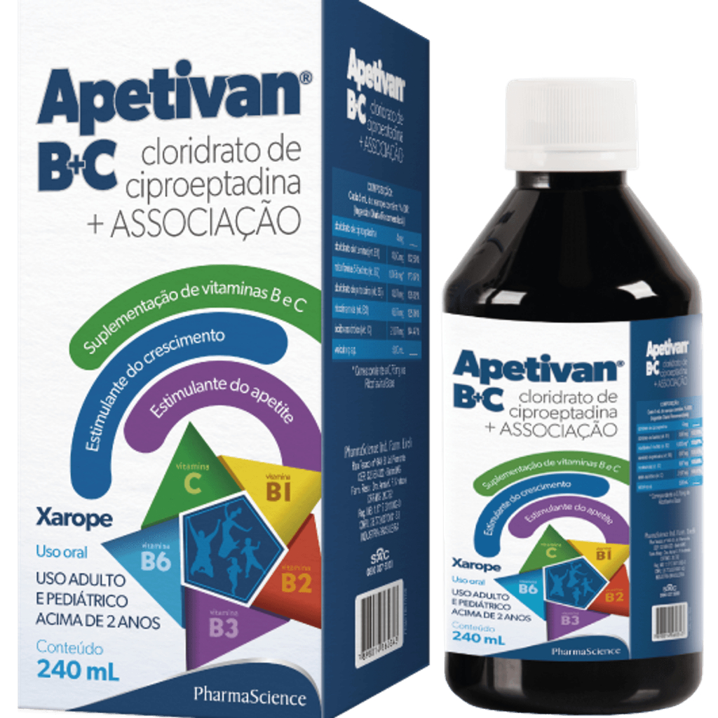 Detalhes do Apetivan BC 240mL - PharmaScience