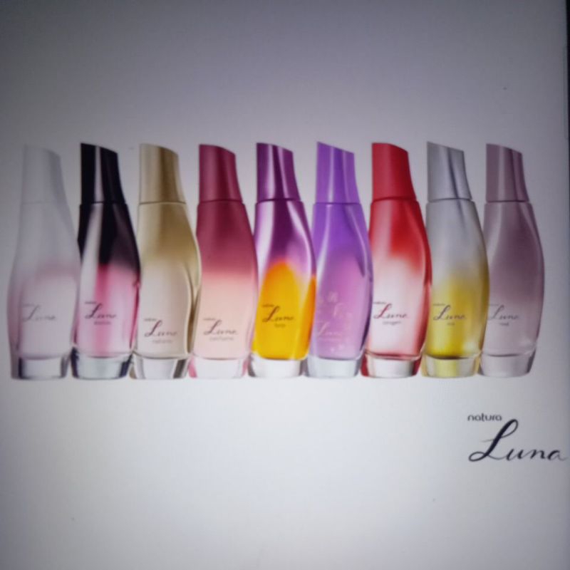 Colônia Natura Luna 75ml: Tradicional, Ousadia, Marcante, Viva, Rosé, Coragem