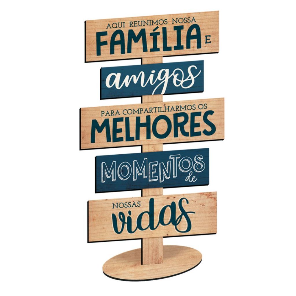 Enfeite De Mesa Aqui Reunimos Família Amigos Decoração Com Pedestal Cozinha Frase