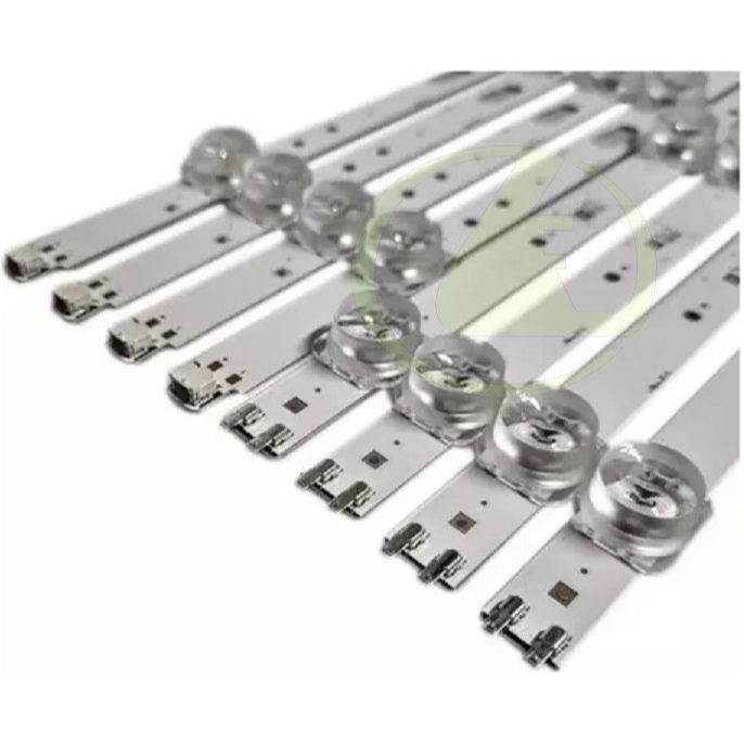 KIT COM 8 BARRAS DE LED ORIGINAL PARA TV SAMSUNG 55TU7000 UN55TU7000 UN55TU7000G UN55TU7000GXZD
