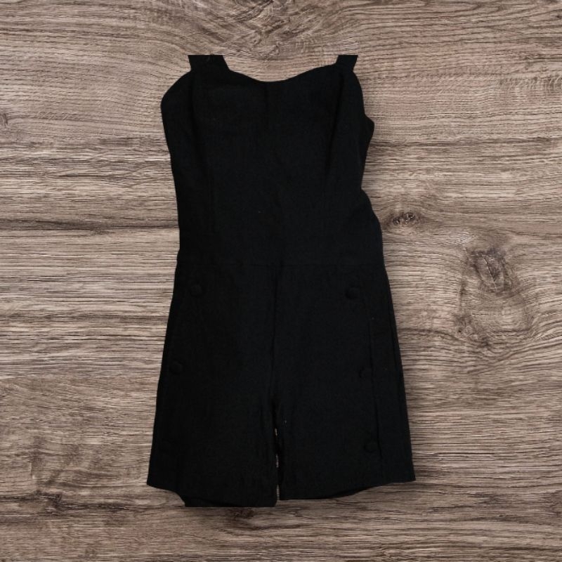Macaquinho Feminino Preto Viscolycra