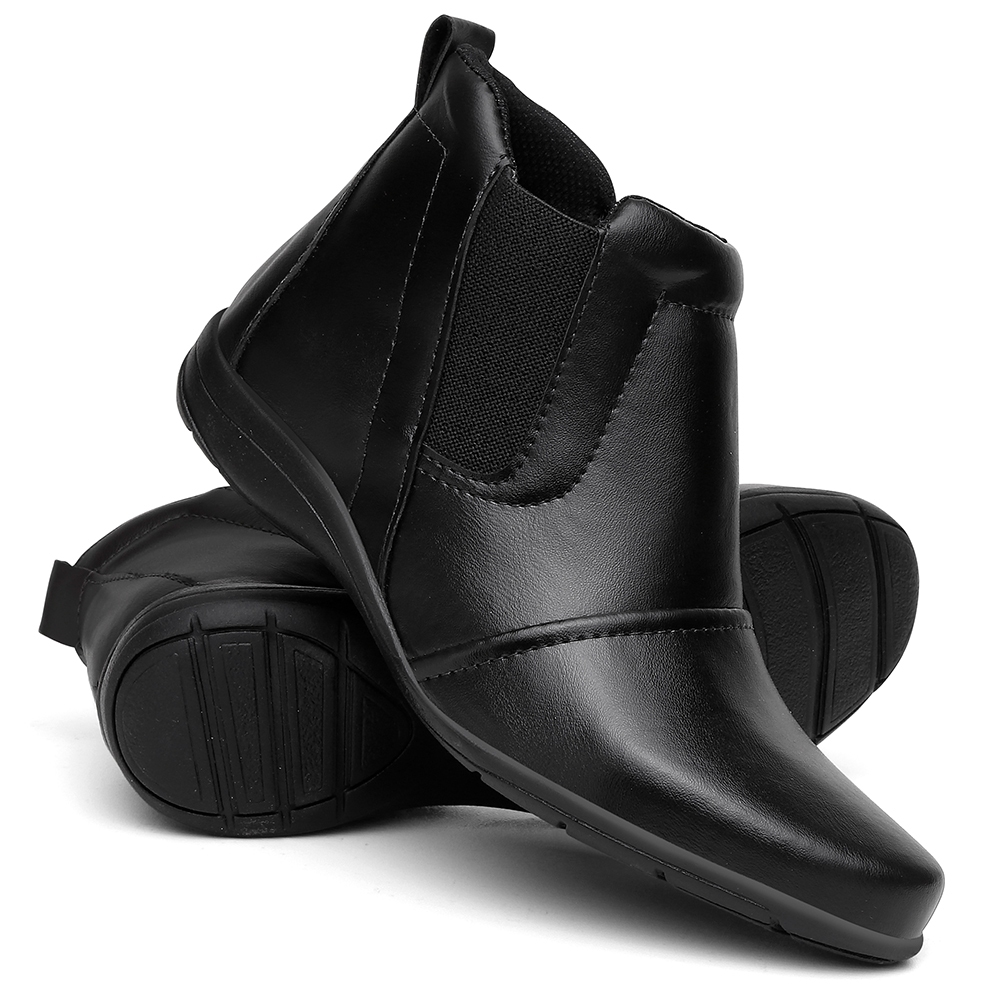 Coturno Bota Feminina Cano Curto Super Leve Confortavel Salto Baixo Rodeio Lançamento