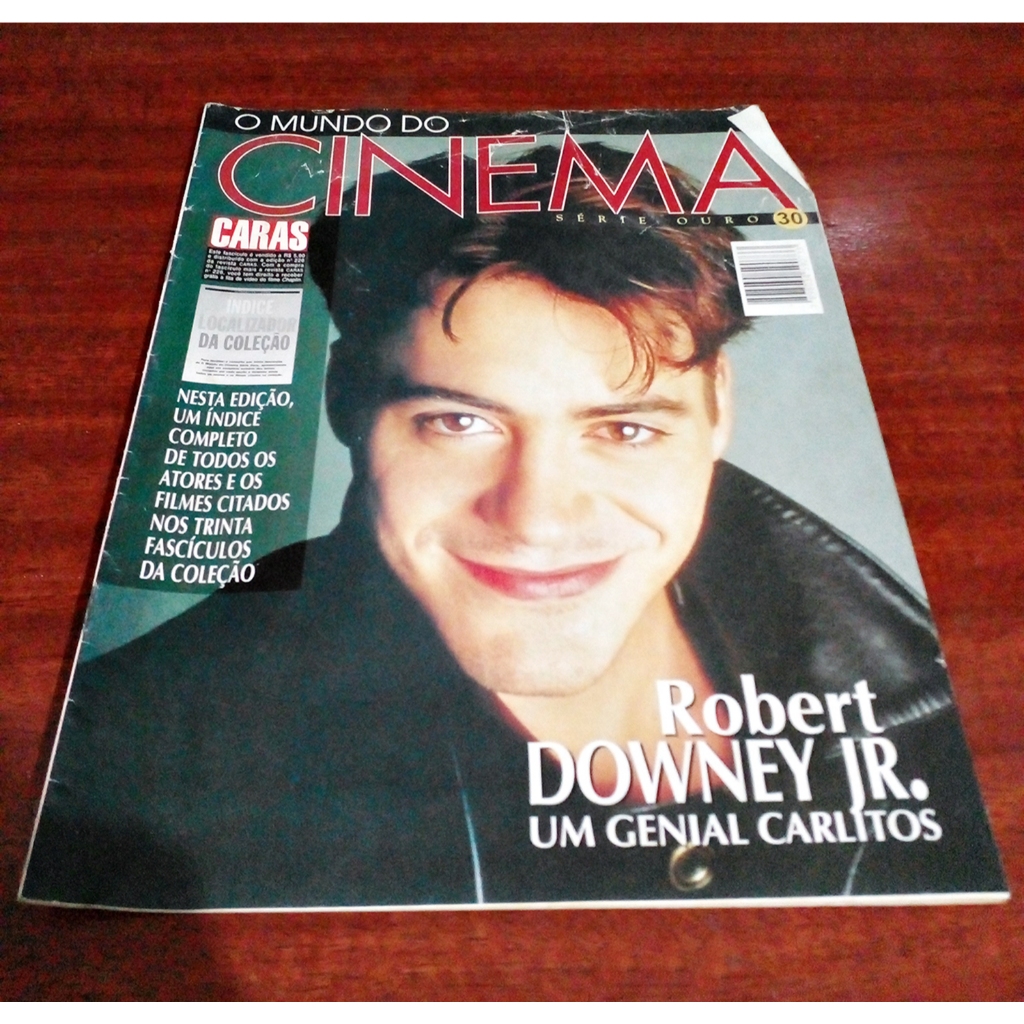 Revista O Mundo Do Cinema No 30 Robert Downey Jr Rara