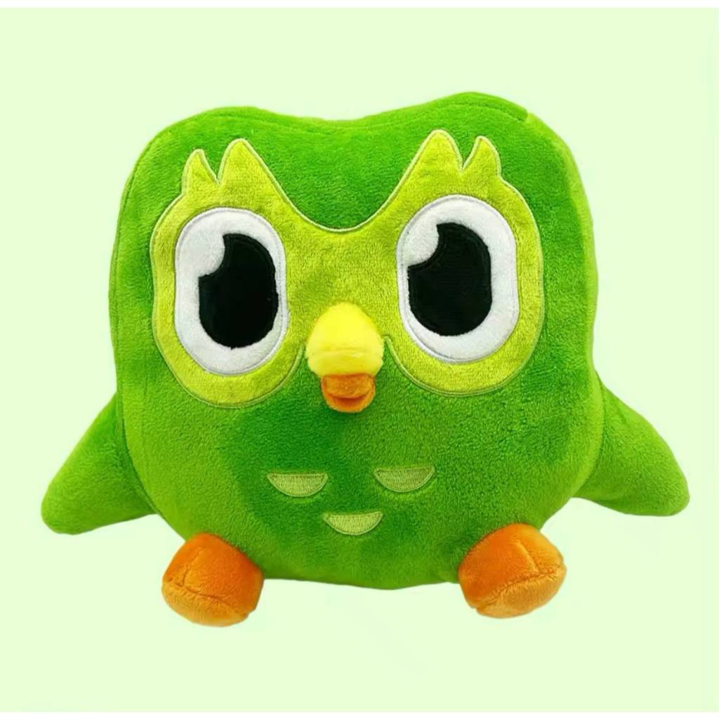 Pelúcia Duolingo Duo Coruja 30 cm