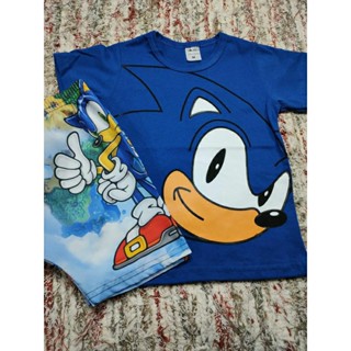conjunto Sonic masculino festa e presente em Oferta na Shopee