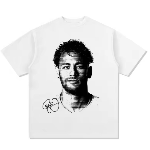 Camiseta Camisa Blusa Algodão Unissex Neymar Jogador Futebol Lançamento