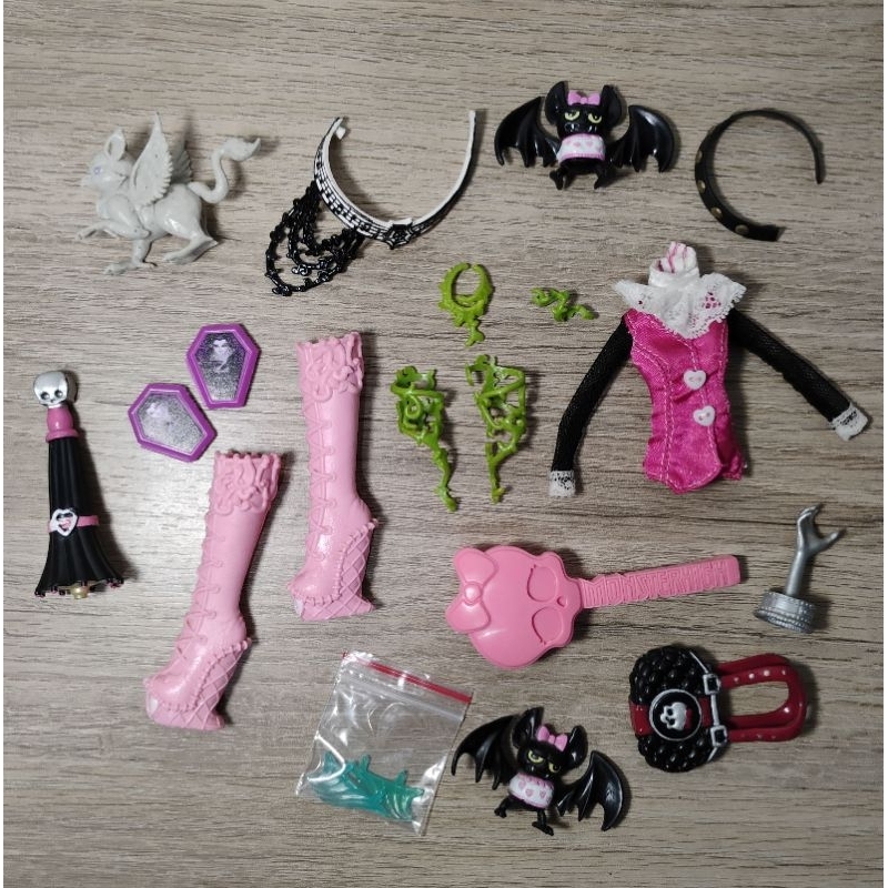Acessórios Monster High Básica Boneca Reposição Mattel Draculaura Clawdeen Abbey Cleo Ghoulia Lagoona