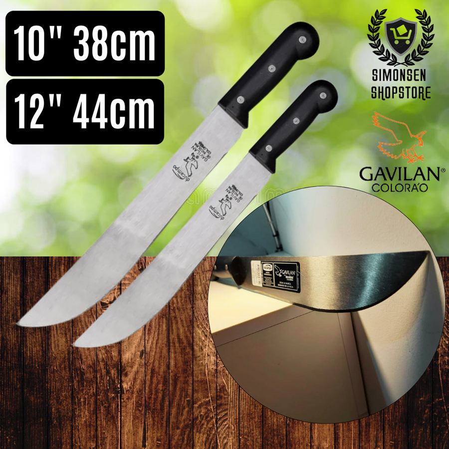 Facão c/ lâminas de 25cm e 30cm p/ roça jardinagem pesca Camping - Gavilan Incolma