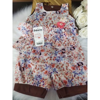 Conjunto Feminino Bebê ( Bata Regata Floral + Shorts Floral) Tam: P, M G, Marca: Muleka Sapeka