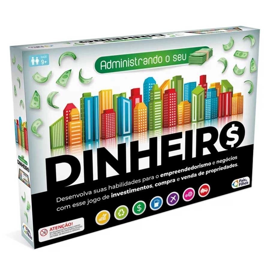 Brinquedo Infantil Educativo Jogo Administrando O Seu Dinheiro Tabuleiro - Pais & Filhos
