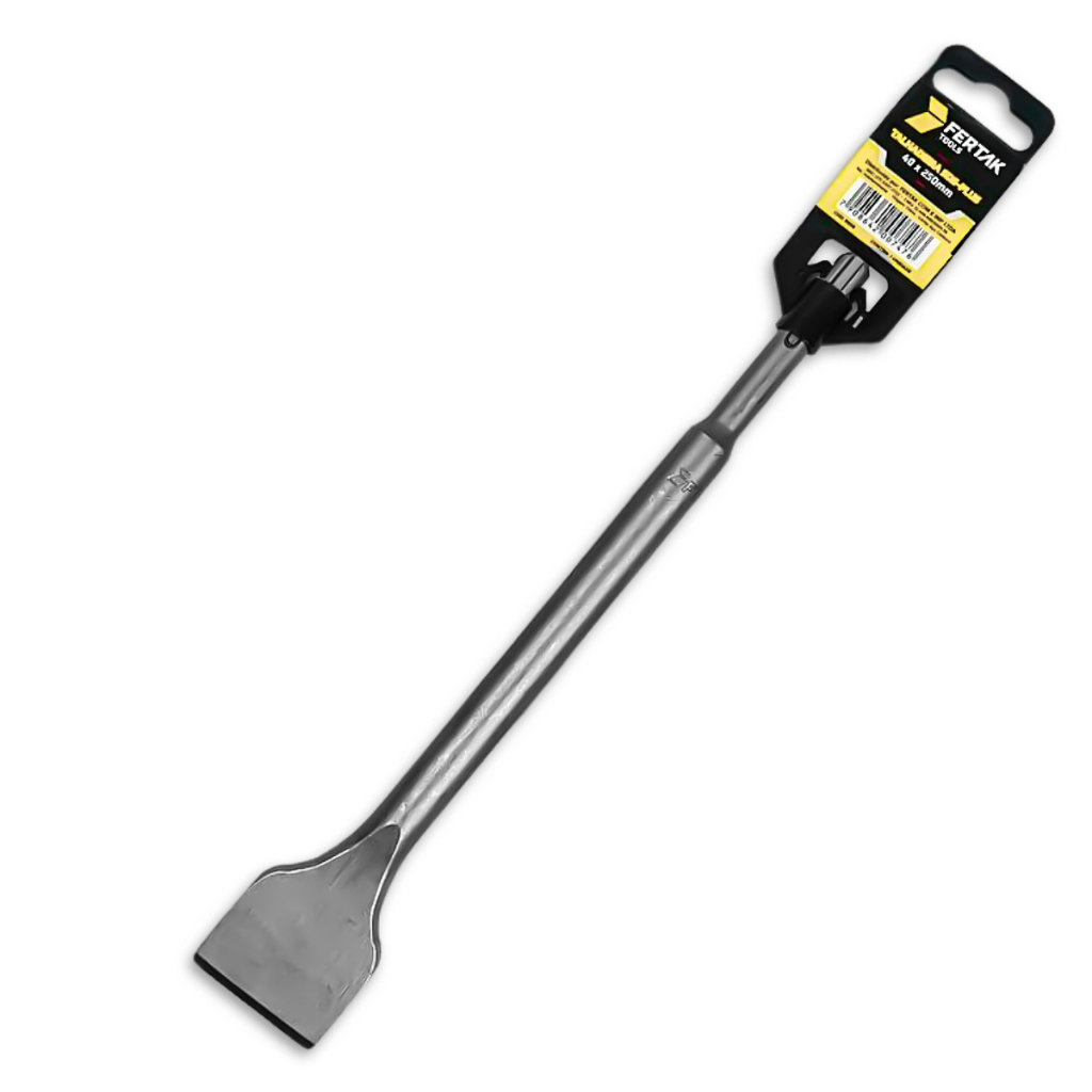 Talhadeira SDS Plus Fertak para Martelete em Aço Carbono para Remover Pisos Azulejos Alvenarias