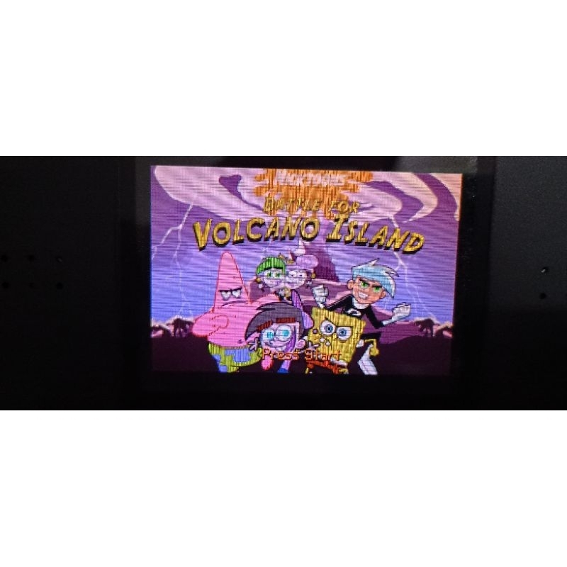 Game boy jogo Nicktoons Battle for Volcano Island N809