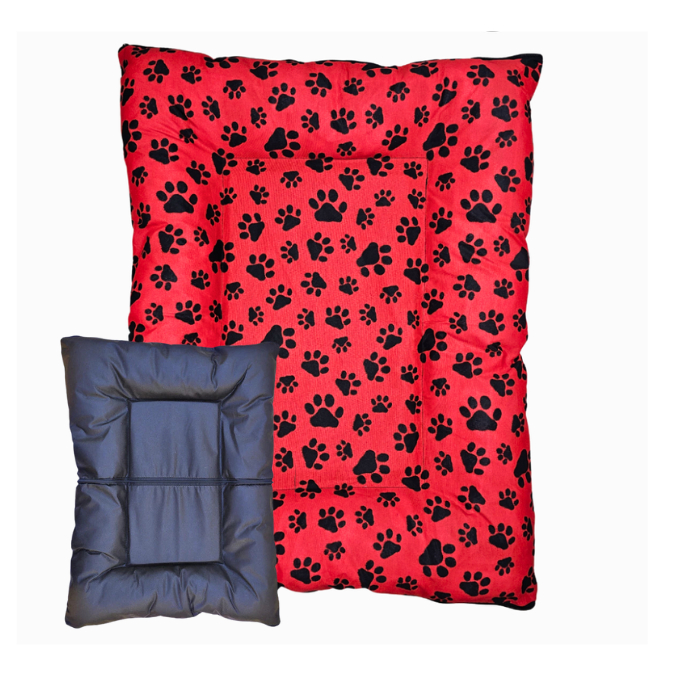 Cama Colchonete Caminha Pet Gato e Cachorro Gigante Grande Com Zíper Confortável Lavável 118 x 84 cm