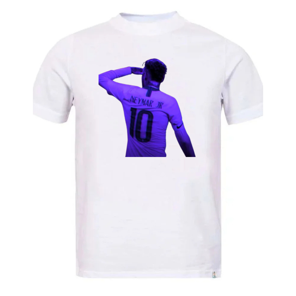 NEY PRINCIPE DA VILA PSG E BARCA ENVIO IMEDIATO PERSONALIZADA UNISSEX BABYLOOK