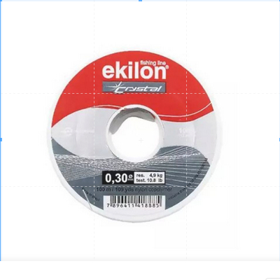 Linha De Pesca Nylon Monofilamento Ekilon 0.30 100 Metros