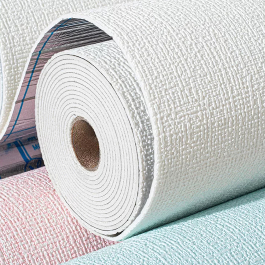 Novo Papel de Parede Adesivo Textura Linho Cor Solida Autocolante em Oferta na Shopee